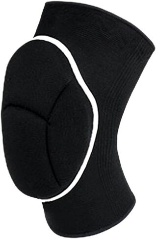Wheel Speed Sensor 1Pcs Knee Pads Thick Sponge Collision Avoidance Sleeve Football Jogging Wrestling Basketball Volleyball ABS Wheel Speed Sensor Front(Black White,M) in Saudi Arabia