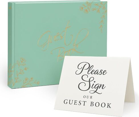 دفتر الضيوف الحديث لاستقبال الزفاف ، استحمام الطفل ، حفلة عيد ميلاد - دفتر ضيوف بولارويد ، صفحات فارغة للتسجيل ، ألبوم الصور الأبيض in Kuwait