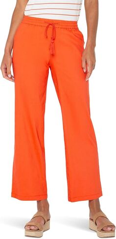 Liverpool Women's Mid-Rise Pull-on Drawstring Waistband Wide Leg Pant in Saudi Arabia
