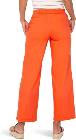 Liverpool Women's Mid-Rise Pull-on Drawstring Waistband Wide Leg Pant in Saudi Arabia