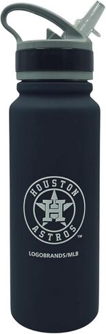Logo Brands MLB Stainless Steel Flip Top Sports Bottle 25oz (Chicago Cubs) in Saudi Arabia