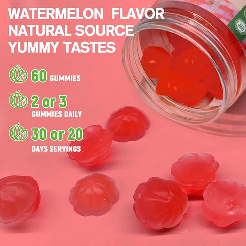 9-in-1 Probiotic Prebiotic Fiber Gummies for Adults Teens, Fiber Supplement Pro with 5 Billion CFU Bacillus Coagulans, Psyllium Husk, FOS, Inulin, ACV for Digestion & Gut, 60 Vegan Watermelon Gummies in Kuwait