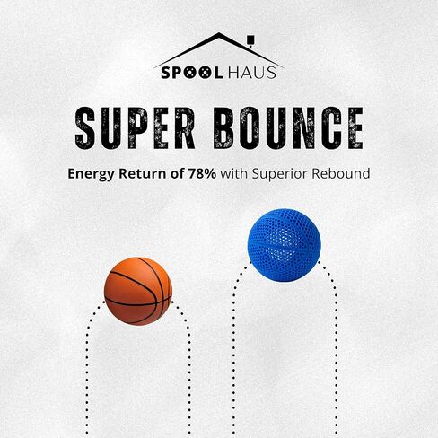 خيوط بيبا 1.75 ملم كاملة 1 كجم SpoolHaus Super Bounce | خيوط مرنة عالية الارتداد | مادة TPU فائقة الجودة بنسبة 78% لإرجاع الطاقة | خيوط طابعة ثلاثية الأبعاد لكرة السلة بدون هواء، خفيفة الوزن، برتقالية، 1 كجم in Kuwait