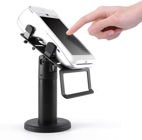 حامل طرفي لبطاقة الائتمان العالمية - (Ingenico، Verifone، Dejavoo، Pax) - حامل قارئ بطاقات POS يدور 360 درجة وإمالة - يناسب معظم محطات الدفع - حامل لاصق أو مثبت بمسمار in Kuwait