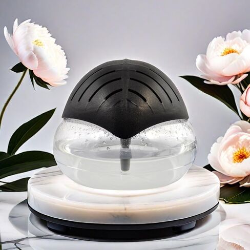 Water Air Purifier, Humidifier & Aromatherapy Diffuser in One, Essential Oil Diffuser for Home, Fresh Air Machine (Black) - 1000ML in Saudi Arabia