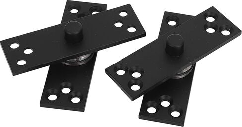 Jeffergarden Hidden Door Pivot Hinge, Stainless Steel, 360° Rotation Heavy Duty, Supports Up to 220lbs for Bookcase and Wooden Doors in Kuwait