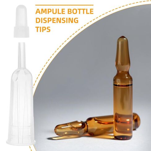 ULTECHNOVO 6 Pcs Ampule Tips Caps Replacement Liquid Dispensing Applicator Tips for Ampoule Bottles TPE Material Precise Fit for Lab and Medical Use 1.92X0.55X0.55 Inch in Saudi Arabia