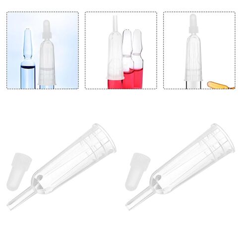 ULTECHNOVO 6 Pcs Ampule Tips Caps Replacement Liquid Dispensing Applicator Tips for Ampoule Bottles TPE Material Precise Fit for Lab and Medical Use 1.92X0.55X0.55 Inch in Saudi Arabia