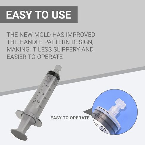 سلسلة تركيبات Luer Lock (100 حزمة)، ملفوفة بشكل فردي - J560M PP عالي الأداء - موصلات وأغطية حقنة مضادة للانزلاق للاستخدام المختبري والصناعي (غطاء - سدادة حقنة) in Kuwait