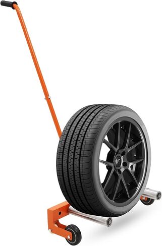 GarveeTech Tire Dolly Heavy Duty, Tire Wheel Dolly with 360° Rotatable Wheels, Tire Dolly for Changing Tires, Tire Lifting Tool for Workshop, Garage, 350 LBS Capacity in Saudi Arabia