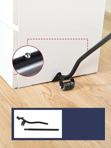 Furniture Dolly Mover with 4 Wheels, Set of 4 Heavy-Duty Dollies, Non-Slip Pads & Pry Bar, 500kg Capacity, for Moving Heavy Furnitures in Kuwait