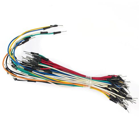 Solderless 1660 Breadboard Kit + 350 Jumper Wires + 65 PCS Flexible Breadboard Jumper Wires + 1pcs Tweezer for Prototyping Circuit in Kuwait