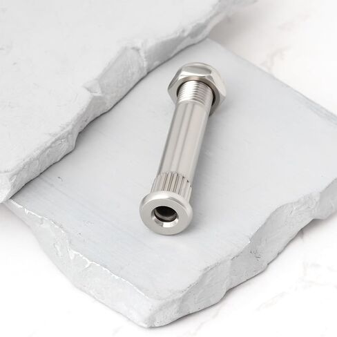 4pcs 9.3x50mm Skateboard Truck Kingpin and Nut Silver Hollow Compatible with Ace AF1 Classic in Saudi Arabia