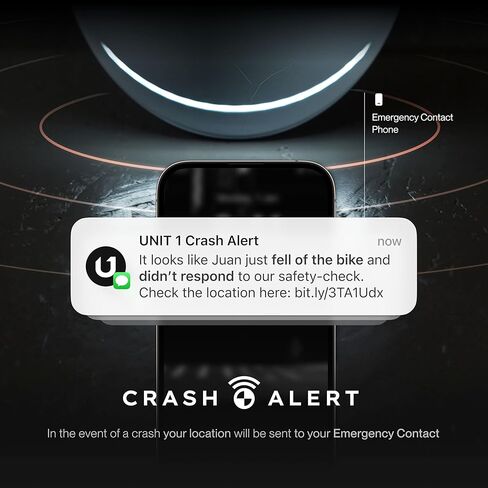 FARO Smart Bike Helmet with MIPS - Integrated LED Lights and Hidden Rear Light Panel - Wireless Turn Signals, Automatic Brake Light and SOS Crash Detection - Blackbird, Large in Kuwait