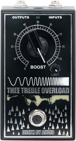 الموت عن طريق الصوت Thee Treble Overload - دواسة تأثيرات الجيتار المعززة بثلاثة أضعاف in Kuwait