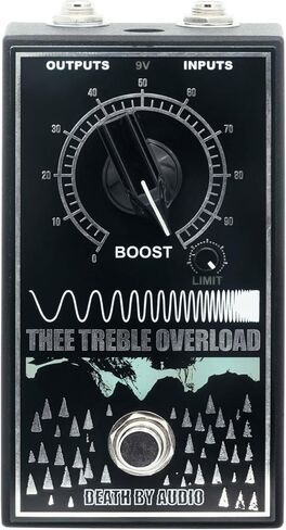 الموت عن طريق الصوت Thee Treble Overload - دواسة تأثيرات الجيتار المعززة بثلاثة أضعاف in Kuwait