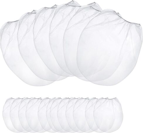 Paint Strainer 5 Gallon White Fine Mesh Paint Filter Bag Elastic Opening Strainer Bags 24 Pack (Paint Strainers & Bucket Liners, Each 12 Pack) in Saudi Arabia
