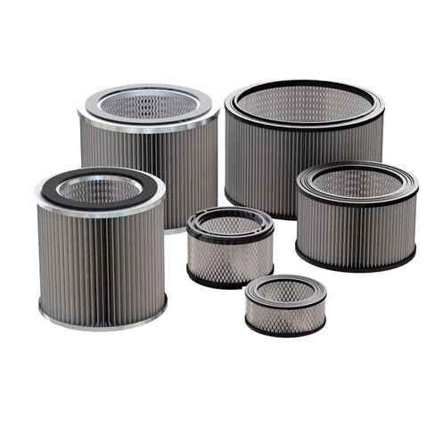 Solberg 274P™ Paper Filter Cartridge, Blower, Vacuum Pump, 9-5/8" Height, 8" Inner Diameter, 11-3/4" Outer Diameter, 1100 SCFM, Made in the USA in Kuwait