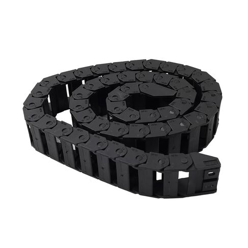 Cnkaka036 15X30mm Plastic Meter Drag Chain Wire Carrier Adjustable Cable 1pc Nylon Black in Saudi Arabia