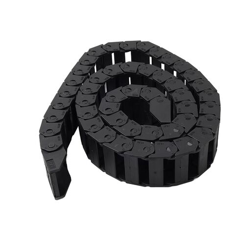 Cnkaka036 15X30mm Plastic Meter Drag Chain Wire Carrier Adjustable Cable 1pc Nylon Black in Saudi Arabia