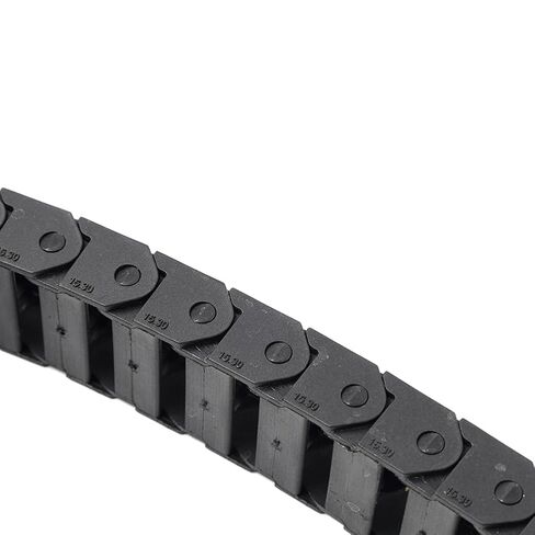 Cnkaka036 15X30mm Plastic Meter Drag Chain Wire Carrier Adjustable Cable 1pc Nylon Black in Saudi Arabia