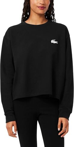 Lacoste Women's Fleece Lounge Sweatshirt in Saudi Arabia