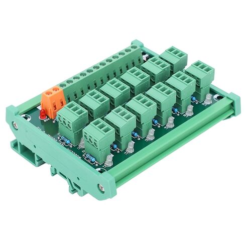 DIN Rail Terminal Block, Proximity Control 3Wire Terminal Block, 12-Channel Terminal, NPN PNP IO Module with DIN Mounting Rail for, Io Modules in Saudi Arabia