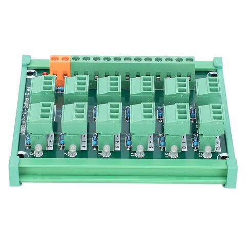 DIN Rail Terminal Block, Proximity Control 3Wire Terminal Block, 12-Channel Terminal, NPN PNP IO Module with DIN Mounting Rail for, Io Modules in Saudi Arabia