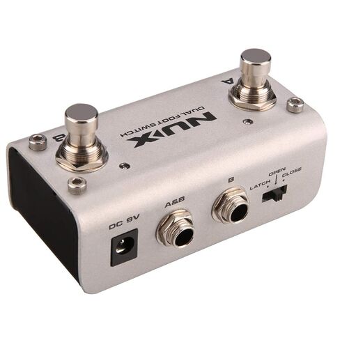 NUX NMP-2 Dual Footswitch，Dual Switch Controller with A/B Pedal, Latch or Momentary (Open, Close) Switch，2-Way Pedal Foot Switch Controller in Saudi Arabia