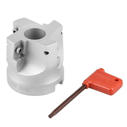 BAP400R 50 22 4T Face Mill, 90 Degree Right Angle Shoulder Face Mill Head, 4 Flute CNC Milling with APMT1604 Insert, 50mm Cutting Diameter for CNC Milling Machine, in Kuwait