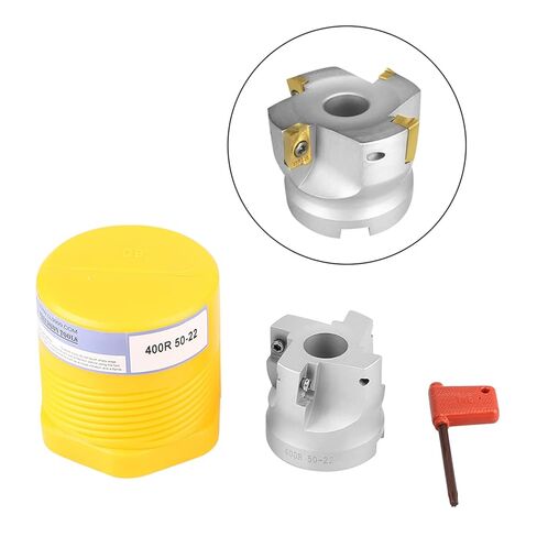 BAP400R 50 22 4T Face Mill, 90 Degree Right Angle Shoulder Face Mill Head, 4 Flute CNC Milling with APMT1604 Insert, 50mm Cutting Diameter for CNC Milling Machine, in Kuwait