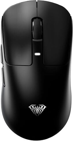Aula SC900 Pro Wireless Gaming Mouse ، 26000 dpi ، 650ips ، PAW3395 Sensor ، 62g Mouse Lightweight ، Tri-Mode 2.4Ghz/Type-C/BT5.0 ، معدل استطلاع 8 كيلو هرتز مزدوج مع الماوس القابل لإعادة الشحن للكمبيوتر/Mac (Red) in Kuwait