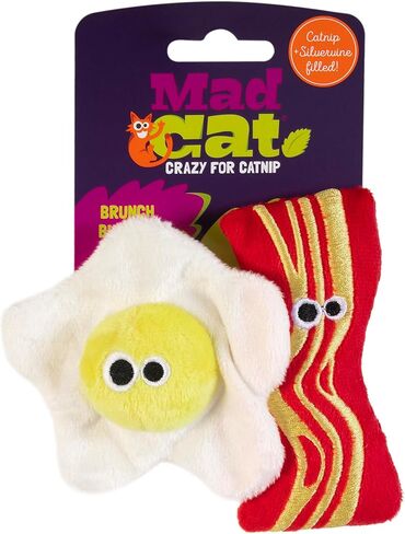 MAD CAT FVLFIL Brunch Bundies Catnip & Silvervine Plush Cat Toy in Kuwait