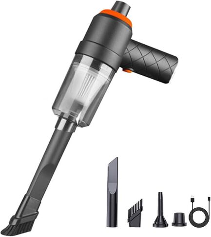 Car Vacuum Portable Cordless, Handheld Vacuum Cordless with 30Mins Rechargeable Battery,Small Handheld Vacuum Cleaner for Car,Office. (ImageColor) | Final Clearance | $14.8 Only | No Restock in Saudi Arabia