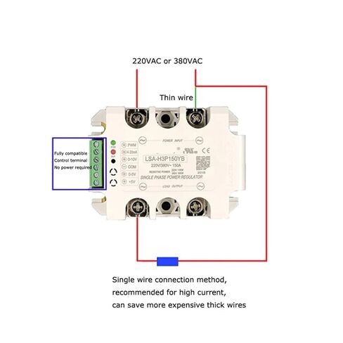 Single Phase Fully Isolated AC Voltage Regulation Module Power Regulator Solid-State Relay(H3P70YB) in Saudi Arabia
