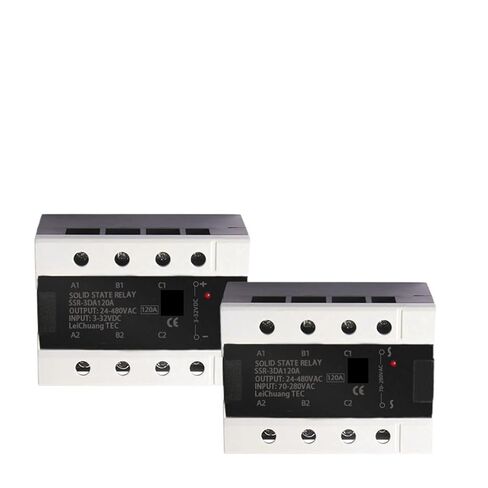 1pcs Three Phase Solid State Relay 10A 25A 40A 60A 80A 100A 120A DC to AC to(10A) in Kuwait