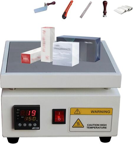Manual Cellophane Wrapping Machine, 0-300℃ Desktop Heating Sealing Machine, PID Intelligent Temperature Control, Shrink Wrapper with Foot Pads (30x40cm) in Saudi Arabia
