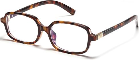 الرجعية مستطيل الضوء الأزرق حجب النظارات للنساء 90s النظارات وهمية Y2K موضة نظارات الكمبيوتر إطار السلحفاة in Kuwait