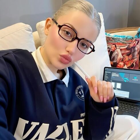 Retro Rectangle Blue Light Blocking Glasses for Women 90s Fake Eyeglasses Y2K Fashion Computer Glasses Tortoise Frame in Kuwait