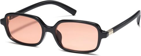 Retro Rectangle Blue Light Blocking Glasses for Women 90s Fake Eyeglasses Y2K Fashion Computer Glasses Tortoise Frame in Kuwait