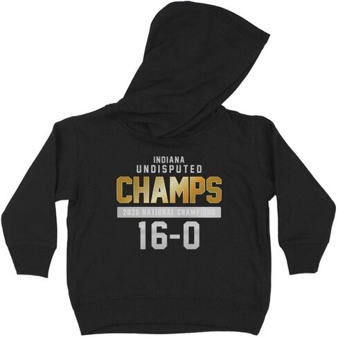 TeesAndTankYou Indiana Undisputed 2026 National Champs Kids Hoodie Sweatshirt Toddler in Saudi Arabia