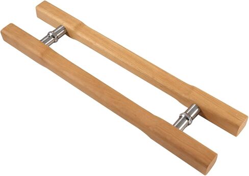 Door Pull Glass Door Push Handle Double Sided, Home Office H Shape Door Knobs, Heavy Duty Yard Doors Handles for Bathroom/Kitchen/WC/Public Door (100cm/40inch) in Saudi Arabia