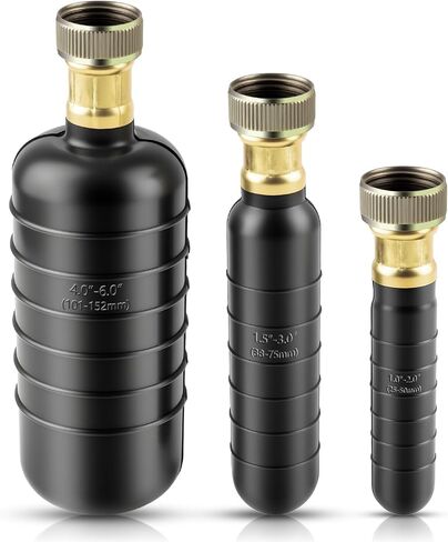 مجموعة من 3 قطع من أدوات تنظيف المجاري، تناسب أنابيب من 1 بوصة إلى 6 بوصات، أداة فك ضغط المياه لأحواض الحمام، والاستحمام، وحمامات السباحة، وأحواض المطبخ، والمصارف الرئيسية in Kuwait