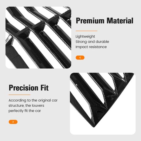 Rear Window Louver, Compatible with 2008-2023 Dodge Challenger, Plastic Gloss Black V2 Style Back Window Windshield Sun Shade Cover Vent in Saudi Arabia