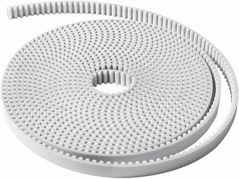 Generic 5M Timing Belt, Width 20mm with Steel Core White Open Belt, Synchronous Belt for 3D Printer, Lathe Belt Replacement in Saudi Arabia