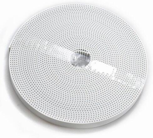 Generic 5M Timing Belt, Width 20mm with Steel Core White Open Belt, Synchronous Belt for 3D Printer, Lathe Belt Replacement in Saudi Arabia