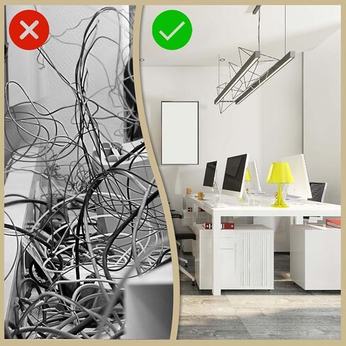 Desk Grommet, 2 Pack Desk Grommets for Wire Organizer Cable Cord Hole Cover Computer Desks Wire Cable Grommet Tidy Cables Hole Cover Organizers for Home and Office Wires Organizer (60mm, Gold) in Saudi Arabia