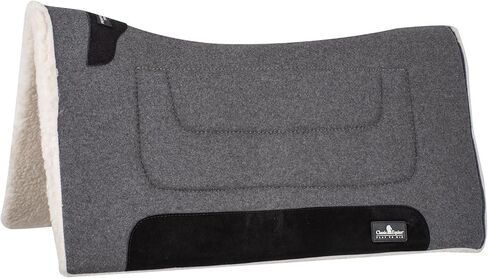Classic Equine Performance Trainer Saddle Pad, Felt Top, Grey in Saudi Arabia