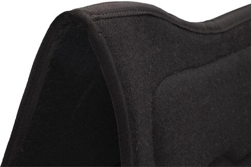 Schneiders Contoured Support Western Pad Liner | Horse Saddle Pad Liner with Memory Foam | Wither Relief | 5/8" Felt Wool Support for Western Riding | Color Black | Size 32 x 32 in Saudi Arabia