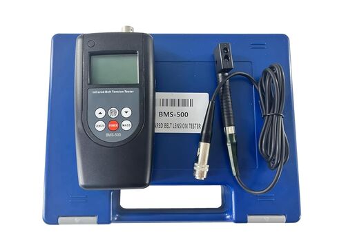 Digital Infrared Belt Tension Meter Belt Tension Device with Laser Sensor Measurement Range 10Hz~500Hz Display Error ±1Hz Unit of Measurement Metric m, kg/m, N Depth of Split Sensor About 66mm in Kuwait